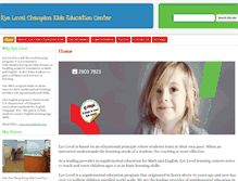 Tablet Screenshot of eyelevel-championkidz.com